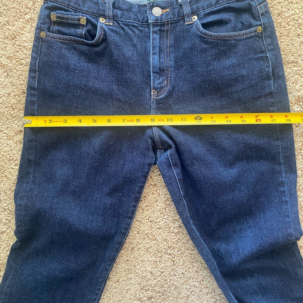Lauren Ralph Lauren Jeans Bootcut sz 4 Dark Wash - Picture 9 of 11
